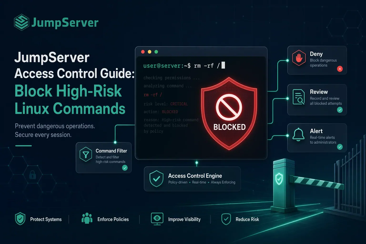 JumpServer Access Control Guide: Block High-Risk Linux Commands Before They Execute