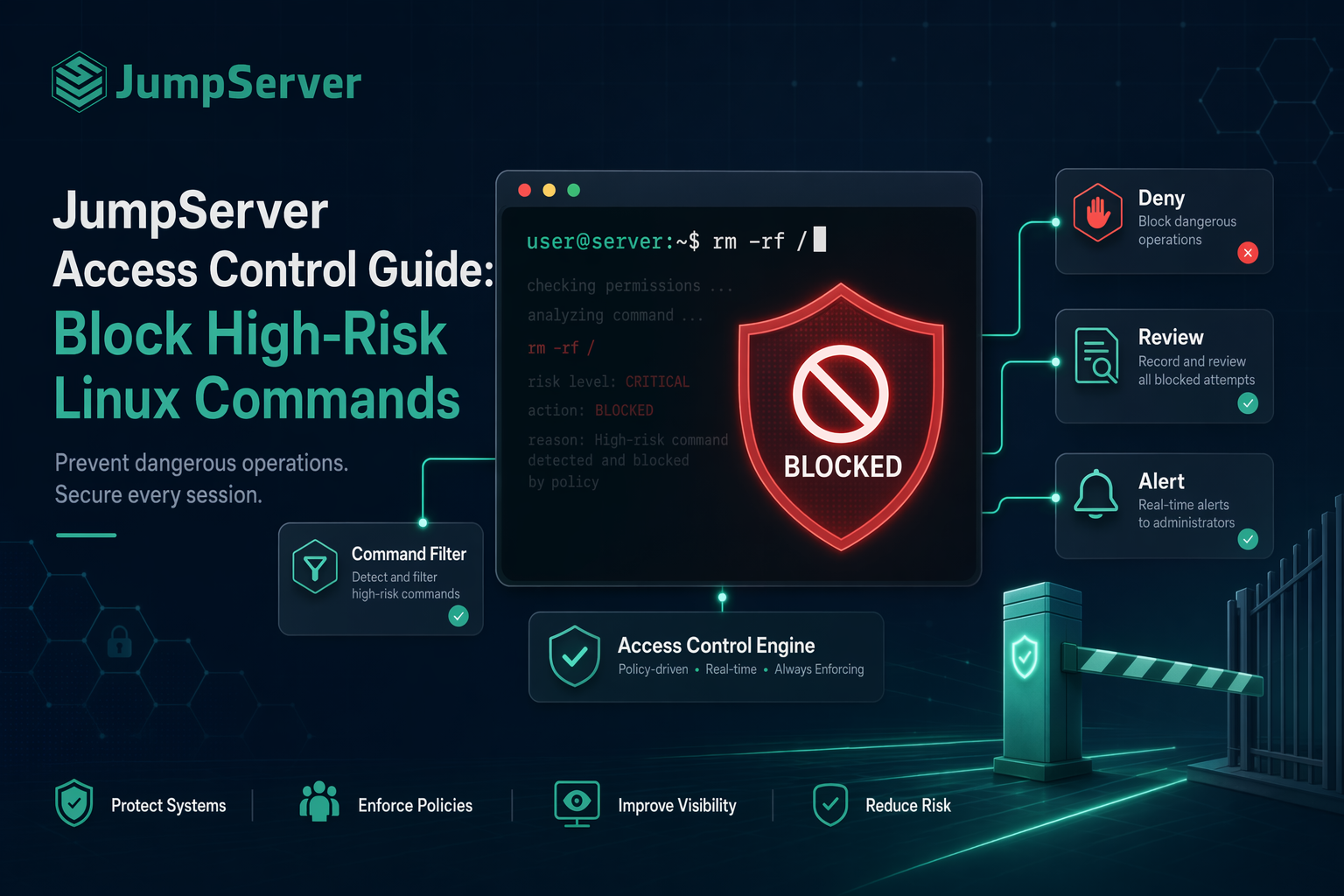 JumpServer Access Control Guide: Block High-Risk Linux Commands Before They Execute