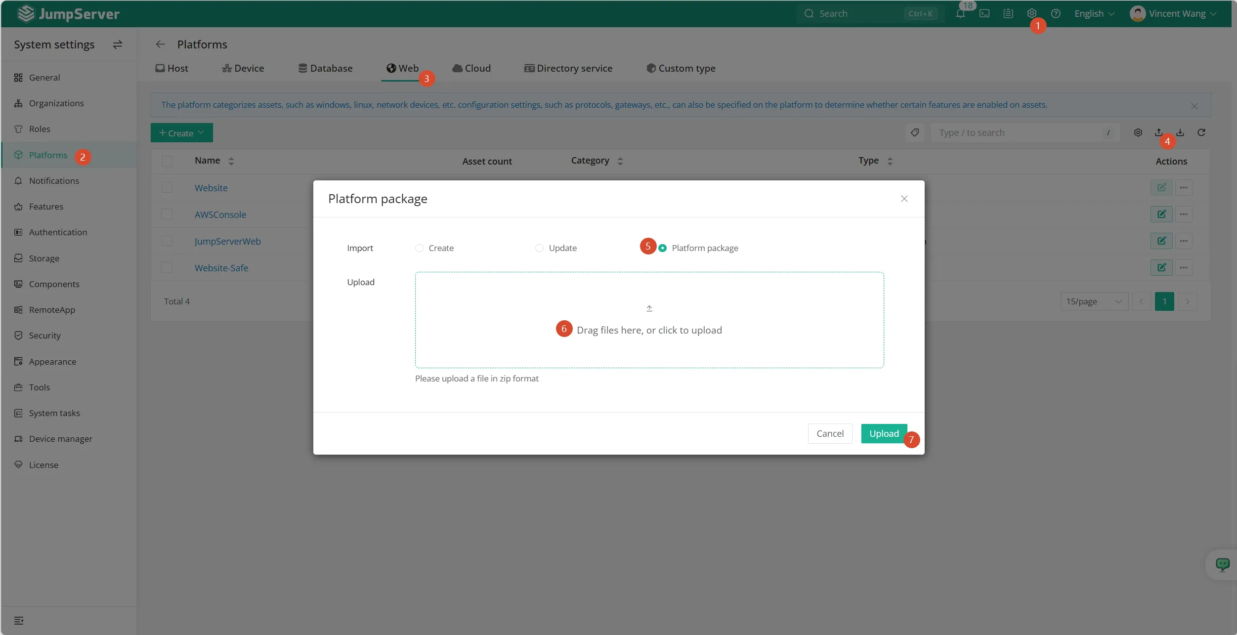 Importing the AWSConsole platform package in JumpServer