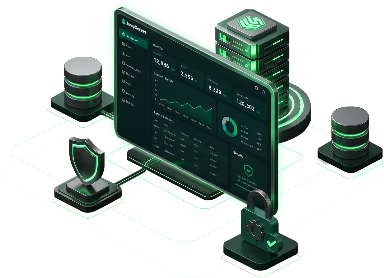 JumpServer dashboard preview