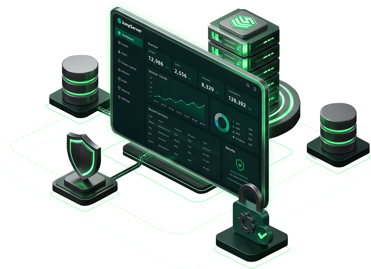 JumpServer dashboard preview